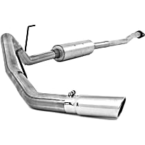 S5210AL Installer Series - 2009-2010 Ford F-150 Cat-Back Exhaust System - Made of Aluminized Steel
