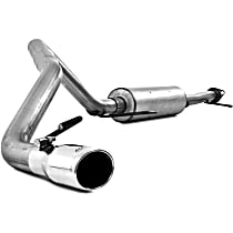 S5308AL Cat-Back Exhaust System, 6, 4.0, Made of Aluminized Steel, Installer Series