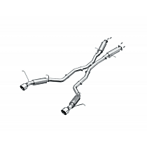 S5525AL Installer Series - 2012-2021 Jeep Grand Cherokee Cat-Back Exhaust System - Made of Aluminized Steel