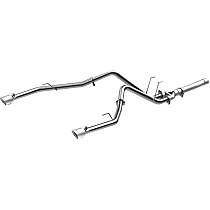 Installer Cool Duals Series DPF-Back, Exhaust System, 3.0L 6Cyl, Made of Aluminized Steel - 