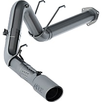S6289AL Installer Exhaust System, 4 in., DPF-Back, Aluminized Steel, Rear (Passenger Side), 5 in. Polished Tip