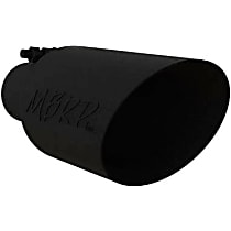 T5161BLK Exhaust Tip - Black, Aluminized Steel, Universal, Sold individually