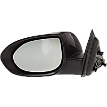 Driver Side Mirror, Power, Non-Folding, Non-Heated, Paintable, Without Signal Light, Without memory, Without Puddle Light, Without Auto-Dimming, Without Blind Spot Feature