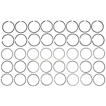 41276 OE Replacement Series Piston Ring Set - Direct Fit, Set