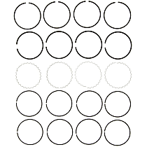 OE Replacement Series Piston Ring Set - Direct Fit, Set