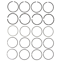 OE Replacement Series Piston Ring Set - Direct Fit, Set