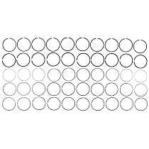 OE Replacement Series Piston Ring Set - Direct Fit, Set