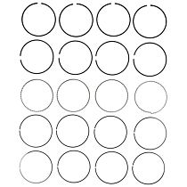 41851CP OE Replacement Series Piston Ring Set - Direct Fit, Set