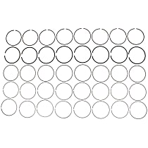 OE Replacement Series Piston Ring Set - Direct Fit, Set