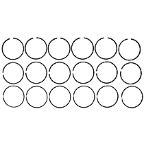 OE Replacement Series Piston Ring Set - Direct Fit, Set