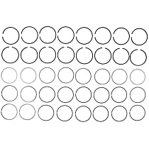 50141CP OE Replacement Series Piston Ring Set - Direct Fit, Set