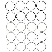 51286CP OE Replacement Series Piston Ring Set - Direct Fit, Set