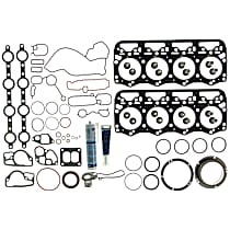 Engine Gasket Set, Overhaul, 7.3L, Use With #(s) VS50328 or VS50329 and GS33440 (8), Valve Cover Gaskets, Fuel Injector O-Rings not Included, Cylinder Head Bolts Not Included - 