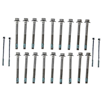Cylinder Head Bolt, 8 Cyl 6.6L, New Design, Steel - 