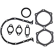 Timing Cover Gasket, 8 Cyl 7.4L, 1st Design, With 10 Bolt Front Cover, Requires Oil Pan Set - 