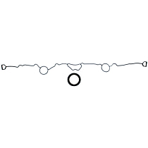 Timing Cover Gasket, 8 Cyl 5.7L - 