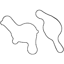 Water Pump Gasket - Direct Fit, Sold Individually