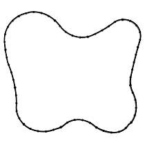 Water Pump Gasket - Direct Fit, Sold Individually