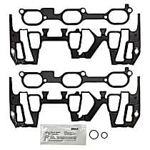 6 Cyl 3.4L, Contains Standard Grade Intake Manifold Gaskets, Includes Plenum Gasket, Manifold Bolts Sold Separately, Molded Rubber - 