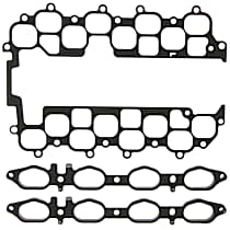 Intake Manifold Gasket, 8 Cyl 4.3L, Includes Plenum Gasket, Rubber Coated Metal - 