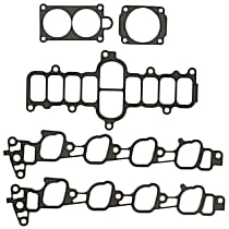 Intake Manifold Gasket, 8 Cyl 4.6L, Molded Rubber, Includes Plenum Gasket - 