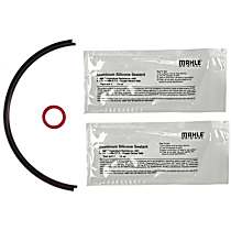 Oil Pan Gasket, 6 Cyl 4.2L, Rear Oil Pan End Seal, Includes RTV - 