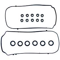 Valve Cover Gasket, Molded Rubber, Includes Grommets & Spark Plug Tube Seals, 6 Cyl 3.5L