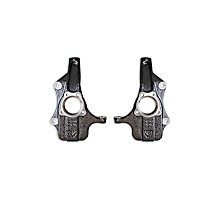 Knuckle, Except Wheels Wider Than 9in. Or Wheels With Less Than 4.5in. Backspacing; These Spindles Feature A Slightly Reduced Turning Radius To Fit Factory 18in. Wheels; Reqs. 18in. Rims Or Larger With 6in. Backspacing Or Less; 2in. Lowering Spindles - 