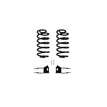 Rear, Driver or Passenger Side Lowering Springs - 2 in., Kit
