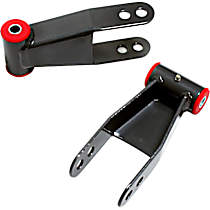 Leaf Spring Shackles and Hangers, Except Wheels Wider Than 9in. Or Wheels With Less Than 4.5in. Backspacing; These Will Act As 1.5in.-2in. Lift Shackles On The 98-09 Rangers; 1.5in.-2in. Rear Shackles - 