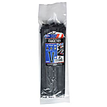 Heat Stabilized Cable Ties, 11 in., 50 lbs., 500/Bag