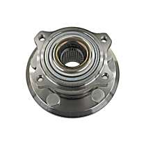 Front, Driver or Passenger Side Wheel Hub, AWD, 5 Lugs