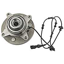 Front, Driver or Passenger Side Wheel Hub, 4WD, 6 Lugs