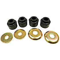 GK8146 Radius Arm Bushing - Black, Rubber, Direct Fit, Set of 4