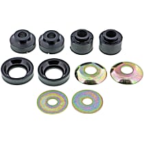 GK8268 Radius Arm Bushing - Black, Rubber, Direct Fit, Set of 4