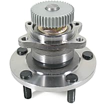 Rear, Driver or Passenger Side Wheel Hub, FWD, 5 Lugs, With Bearing, Supreme Series