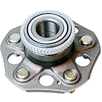 Rear, Driver or Passenger Side Wheel Hub, FWD, 5 Lugs, With Bearing, Supreme Series