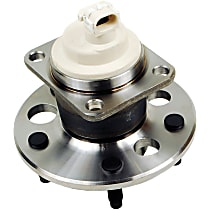 Rear, Driver or Passenger Side Wheel Hub, FWD, 5 Lugs, With Bearing, Supreme Series