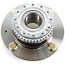 H512195 Rear, Driver or Passenger Side Wheel Hub, 4 Lugs, With Bearing, FWD, Supreme Series