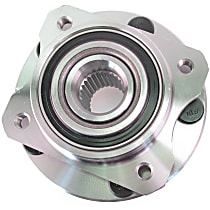 Front, Driver or Passenger Side Wheel Hub,  With 15 in. Wheels, FWD, 5 Lugs, With Bearing, Supreme Series