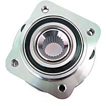 H513075 Front, Driver or Passenger Side Wheel Hub, 5 Lugs, With Bearing,, Supreme Series