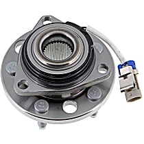 Front, Driver or Passenger Side Wheel Hub, FWD, 5 Lugs, With Bearing, Supreme Series - Front, Driver or Passenger Side