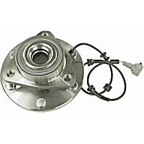 Front, Driver or Passenger Side Wheel Hub, 4WD, 5 Lugs, With Bearing, Supreme Series