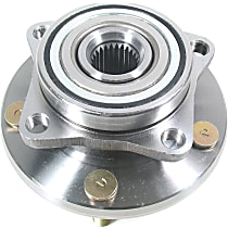 Front, Driver or Passenger Side Wheel Hub, FWD, 5 Lugs, With Bearing, Supreme Series - Front, Driver or Passenger Side