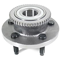 Front, Driver or Passenger Side Wheel Hub, RWD, 5 Lugs, With Bearing, Supreme Series