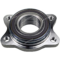 Front, Driver or Passenger Side Wheel Hub, 4 Lugs, With Bearing, Supreme Series - Rear, Driver or Passenger Side - Front, Driver or Passenger Side