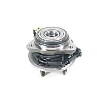 H515013 Front, Driver or Passenger Side Wheel Hub, 5 Lugs, With Bearing, 4WD, Supreme Series