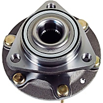 Front Wheel Hub, 6 Lugs, With Bearing, Supreme Series - Front
