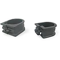 MK7112 Supreme Series Steering Rack Bushing - Black, Rubber, Direct Fit, Set of 2