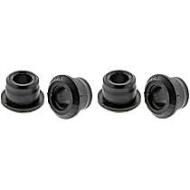 Supreme Series Steering Rack Bushing - Black, Rubber, Direct Fit, Set of 2